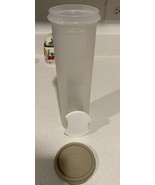 Tupperware #1661 Spaghetti Keeper Modular Mate 5 w/Insert Pink Seal Lid - $10.00