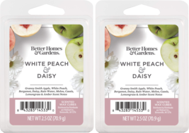 Better Homes and Gardens Scented Wax Cubes 2.5oz 2-Pack (White Peach and Daisy) - $11.99
