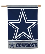 DALLAS COWBOYS 28&quot;X40&quot; MEGA FLAG/BANNER NEW &amp; OFFICIALLY LICENSED - £16.64 GBP