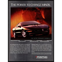 1994 Pontiac Firebird Formula Coupe Sports Car Vintage Print Ad Wall Art Photo - £8.44 GBP