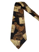 Robert Talbott Diamond Estate Chardonnay Monterey Grapes Men&#39;s Tie Necktie - £12.43 GBP