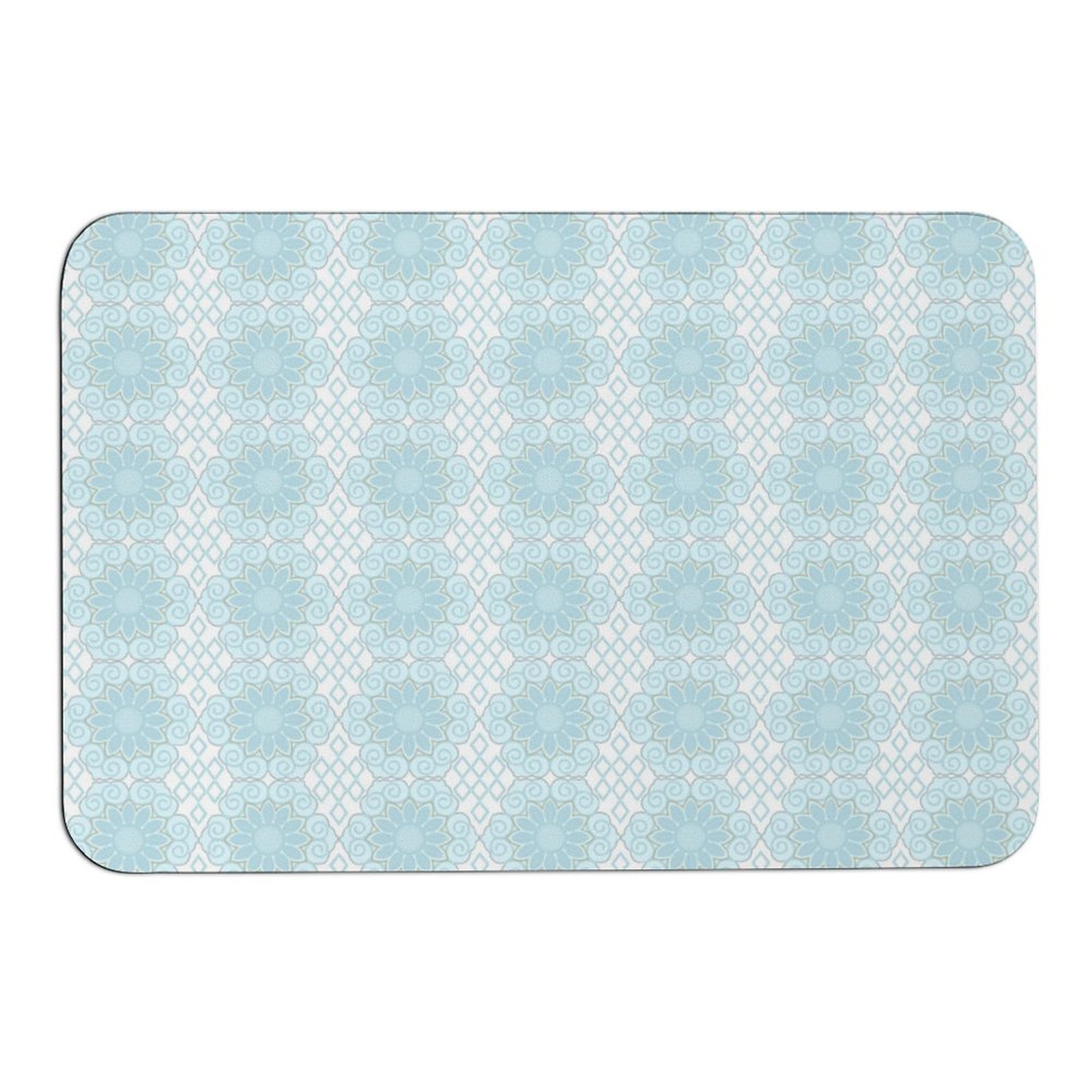 Mondxflaur Polka Dot Non Slip Bathroom Mat for Shower Quick Dry Diatom M... - $18.99