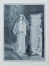the Little Chriatmas Spy by Reginald B. Birch Rare 1888 antique Illustration, or - £14.07 GBP