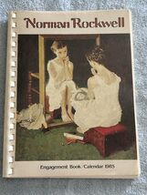 Norman Rockwell Engagement Book/Calendar 1985 - one page has writing - $7.98
