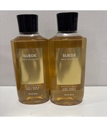 BBW MEN&#39;S SUEDE  2in1 Hair &amp; Body Wash Bath &amp; Body Works 10 Oz each X2 - $49.99