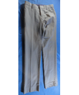 BANANA REPUBLIC SLIM FIT BLUE GRAY CHINO FLAT FRONT DRESS PANTS MENS 31X31 - $428.89 MXN