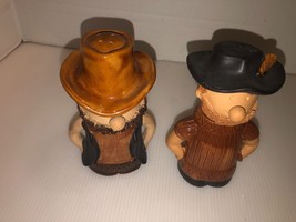 Holt Howard Japan Cowboy Western Pottery Salt &amp; Pepper Shakers 6&quot; - £17.54 GBP