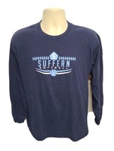 Suffern High School Softball Adult Large Blue Long Sleeve TShirt - £16.23 GBP