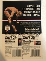 1992 Minute Maid Orange Juice Vintage Print Ad Advertisement Coupon PA1 - $152.96 MXN