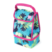 Arctic Zone ~ Floral Design ~ Insulated ~ Lunch Bag ~ 2 Compartments ~ Handle - £17.64 GBP
