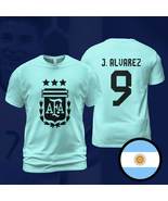 Argentina  Alvarez Champions 3 Stars FIFA World Cup 2022 Light Blue T-S... - £24.03 GBP+