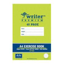 Writer Premium Exercise Book 48 Dotted Pages (A4) - 18mm - £22.97 GBP