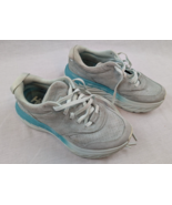 Hoka One One Bondi L Suede Blue Glass sneakers US Men&#39;s 6/Women&#39;s 7 1122... - $49.49