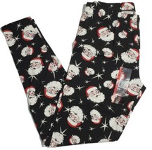 New No Boundaries Black Santa Toss Print Ankle Leggings NWT Size S/CH (3-5) - £6.40 GBP