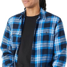 Amazon Essentials Men&#39;s Long-Sleeve Button Down Two-Pocket Flannel Shirt - £11.39 GBP
