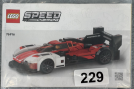 LEGO 76916 Speed Champions Porsche 963 Instruction Manual Only OEM Original - $9.89