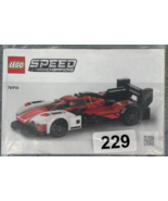 LEGO 76916 Speed Champions Porsche 963 Instruction Manual Only OEM Original - $9.89