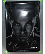 Star Trek Kirk Movie Poster 2009 Cast Signed 6x JJ Abrams Zoe Saldana Jo... - $338.50 CAD
