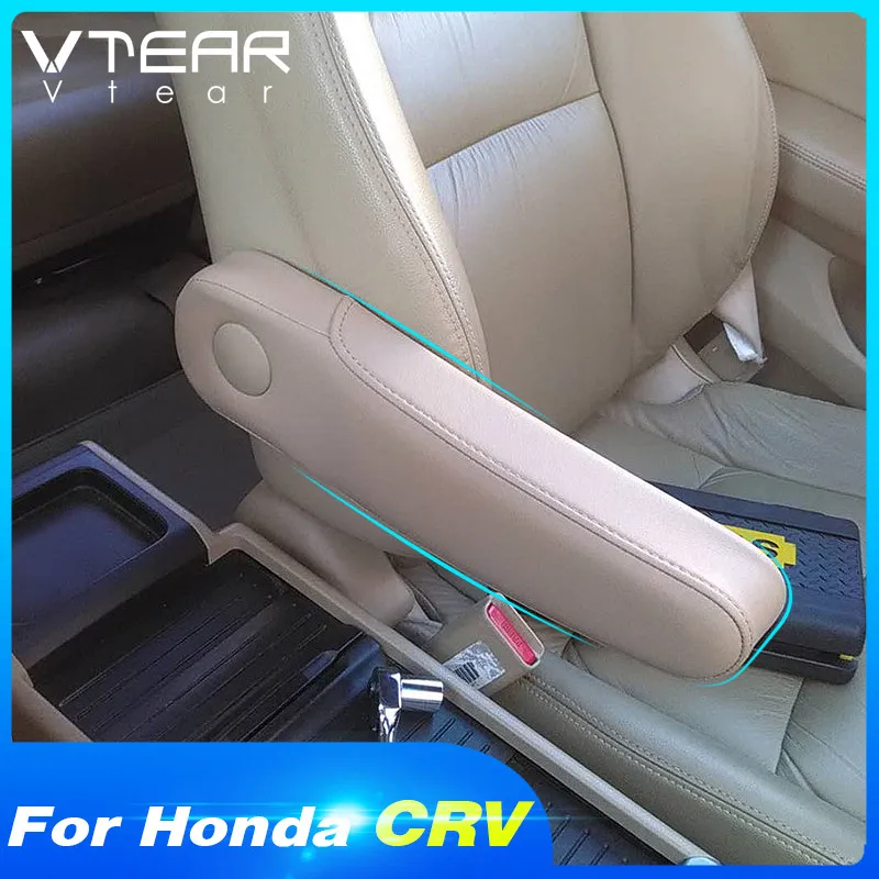 Vtear For Honda Crv Armrest Car Seat Side Pad Arm Rest Cushion Interior Parts - £12.97 GBP+