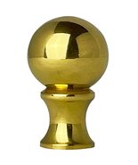 Royal Designs, Inc. Small Ball Lamp Finial for Lamp Shade 2&quot;, Antique Br... - $32.28 CAD+