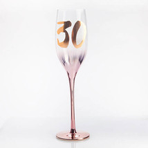 Birthday Blush Champagne Glass - 30th Birthday - £26.76 GBP