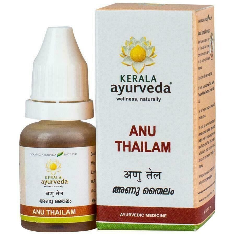 Primary image for Kerala Ayurveda ANU Thailam TAILAM - Nasya Oil Sinus Relief herbs 10ml