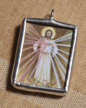 Divine Mercy Soldered Ornament - £19.86 GBP