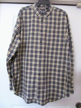 Gap Men&#39;s Shirt L/S 100% Cotton Button Down Plaid Size Xl - £14.75 GBP
