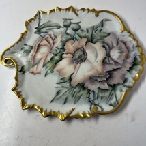 Rose Antique Vanity Tray, Serving Tray, Porcelain Tray, Rose Vanity Tray - £29.88 GBP