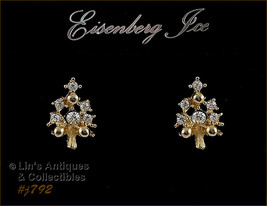 Eisenberg Ice Christmas Tree Earrings (#J792) - £17.31 GBP