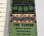 Front Strike Matchbook Cover  The Tavern  Tallahassee, FL   gmg  Unstruck - £9.78 GBP