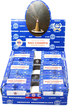 Shrinivas Sugandhalaya Satya Sai Baba Nag Champa Incense Dhoop Cones, 144 Cones - £11.81 GBP