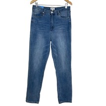 Abound Mom Jeans Womens 32 Blue Light Wash High Waisted Stretch Denim Po... - £15.97 GBP