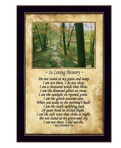 In Loving Memory Forest Black Framed Print Wall Art - $79.99