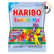 1x Bag Haribo Funtastic Mix Flavored Sweet &amp; Playful Fat Free Gummi Candy | 5oz - $10.00