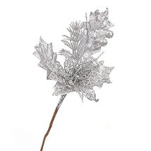 Giga Gud 5pcs 9in Christmas Glitter Berries Stems Silver Holiday Decor - $218.66 Giga Gud 5pcs 9in Christmas Glitter Berries Stems Silver Holiday Decor - $218.66 MXN