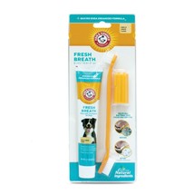 Arm &amp; Hammer DentalCare Dogs Toothbrush Toothpaste Vanilla Ginger Flavor 2 packs - £15.81 GBP