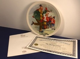 KNOWLES COLLECTOR PLATE NIB BOX COA CSATARI GRANDPARENT 1981 SKATING LES... - £15.48 GBP