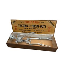 Vintage 16&quot; Skeleton in Wooden Box - £19.89 GBP