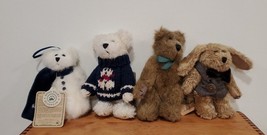 Boyd’s Bears Lot Of 4 Bears Dog Ornament Small Bow Tie - £11.69 GBP