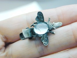 Vintage Silver Tone Jelly Belly Fly Bee Bug Clip Super Neat - £22.42 GBP