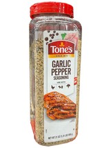 Tone's Garlic Pepper Seasoning Blend, 21 Ounce Shaker - £14.34 GBP