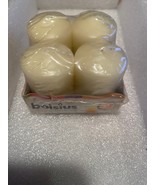 Bolsius 4 Pack Creme Pillar Candles 2.25&quot; X 1.5&quot; *NEW* iii1 - $13.66 CAD