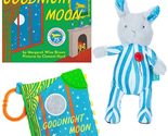 Goodnight Moon Board Book by Margaret Wise Brown, Beanbag Bunny Stuffed ... - $39.99