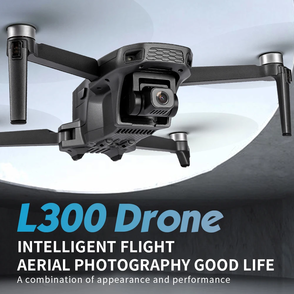 L300 4K GPS Drone With Dual Camera Brushless Motor FPV Quadcopter 1200M 25min  - £118.52 GBP