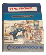 Commodore 64 Type Right Software 5.25 inch Floppy C64334 with Manual 1983 - $19.80