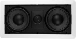 Center Channel Speaker, Lcr Dual 5-1/4&quot; In-Wall. - £93.74 GBP