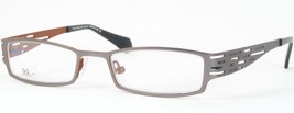 You&#39;s Eyewear 724 61 Silver-Grey /Black /Rust Rare Unique Eyeglasses 46-18-130mm - $65.45