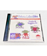 Dakota Collectibles Machine Embroidery Designs Cd Fruits &amp; Veggies #2 - $12.38