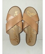 Sam Edelman Womens Korina Espadrille Sandals Slides Platform Beige Leath... - $48.75 CAD